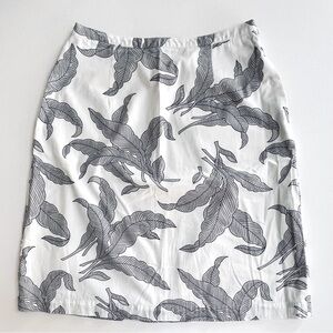Boden Leaf Print Women's Skirt